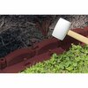 Trim-Free Trim Free Landscape Edging, 20ft Interlocking Brick Sections, Blocks Grass and Weeds, Red Brick 2038HD